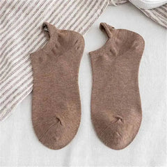 Embroidered Expression Candy Socks for Everyday Wear Coffee