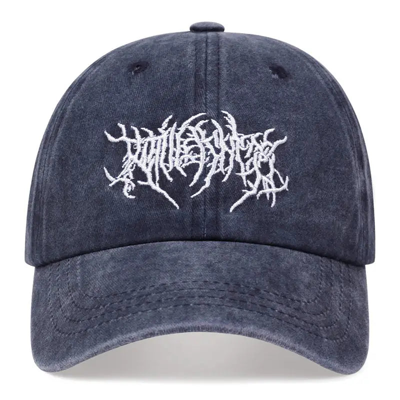 Embroidered High-Quality Cap - Navy Blue / One Size