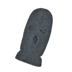 Embroidered knit Balaclava