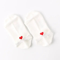 Embroidery Socks Breathable Absorbent Short Ankle Socks