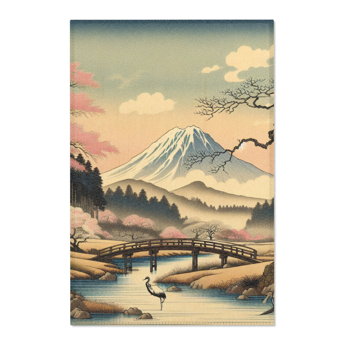 Enchanted Area Rug Marries Traditional Japanese Design 24’’