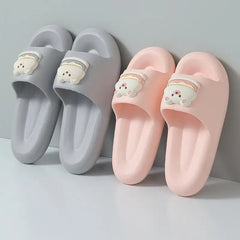 EVA Bear Non-Slip Slippers Cartoon Style