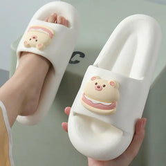 EVA Bear Non-Slip Slippers Cartoon Style