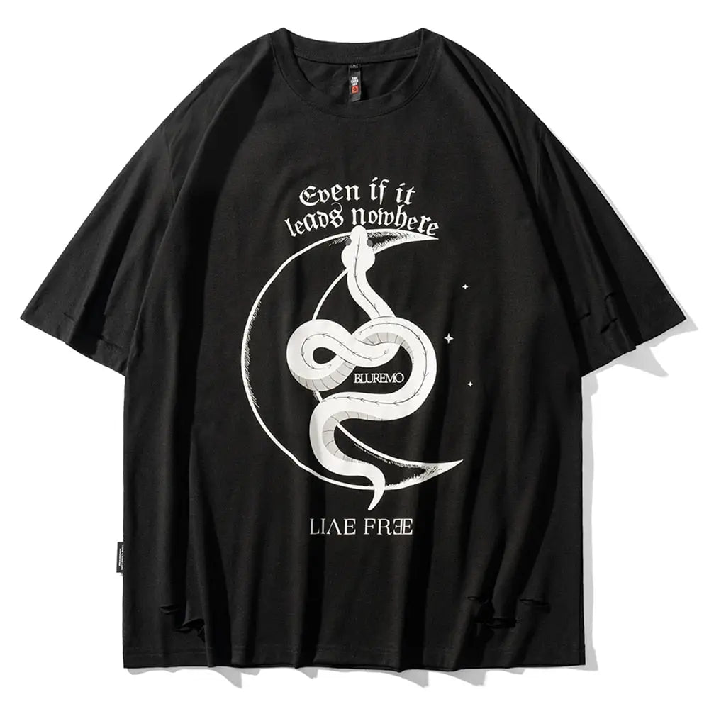 Even if it Leads Nowhere Snake T-shirt