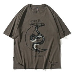 Even if it Leads Nowhere Snake T-shirt