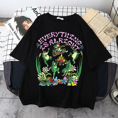 Everything Is Alright Frog Cottagecore T-Shirt