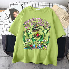 Everything Is Alright Frog Cottagecore T-Shirt