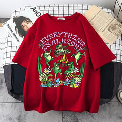 Everything Is Alright Frog Cottagecore T-Shirt