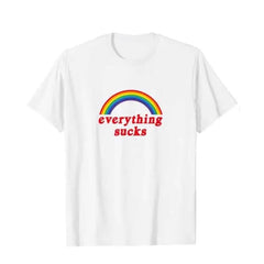 Everything Sucks Rainbow T-shirt