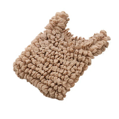 Expand Shoulder Reusable Foldable Tote Bag for Daily Beige