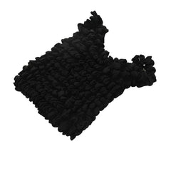 Expand Shoulder Reusable Foldable Tote Bag for Daily Black