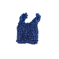 Expand Shoulder Reusable Foldable Tote Bag for Daily Blue