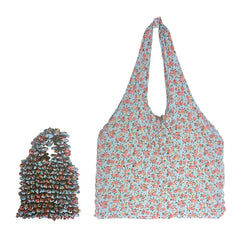 Expand Shoulder Reusable Foldable Tote Bag for Daily Gray