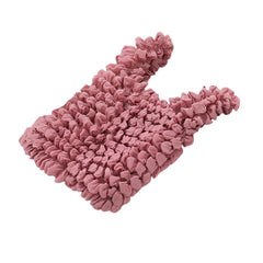 Expand Shoulder Reusable Foldable Tote Bag for Daily Pink