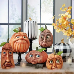 Expressive Pumpkin Ornament Halloween