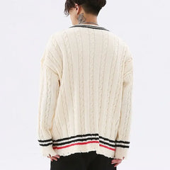 Fair Focus V-Neck Knit Sweater