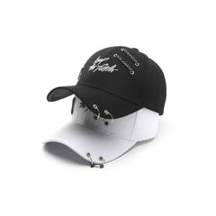 Faith Baseball Cap with Chain Ring Design
