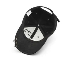 Faith Baseball Cap with Chain Ring Design