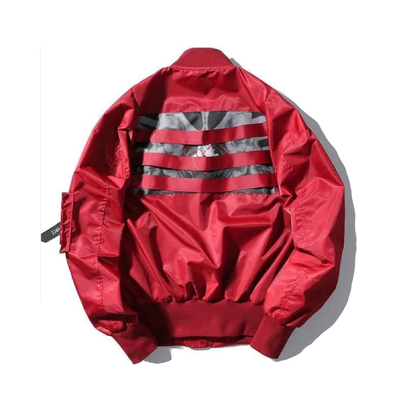 Faith Bomber Pocket Jacket - red / XXL - Jackets