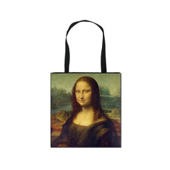 Famous Art Oil Painting Eco Reusable Shopping Bag - Mona
