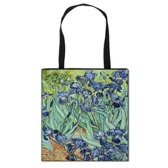 Famous Art Oil Painting Eco Reusable Shopping Bag