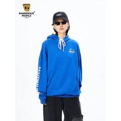 Fashion Brand DSP Paper Bag Couple Loose Hoodie