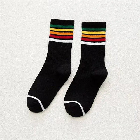 Fashion Hip Hop Rainbow Sock