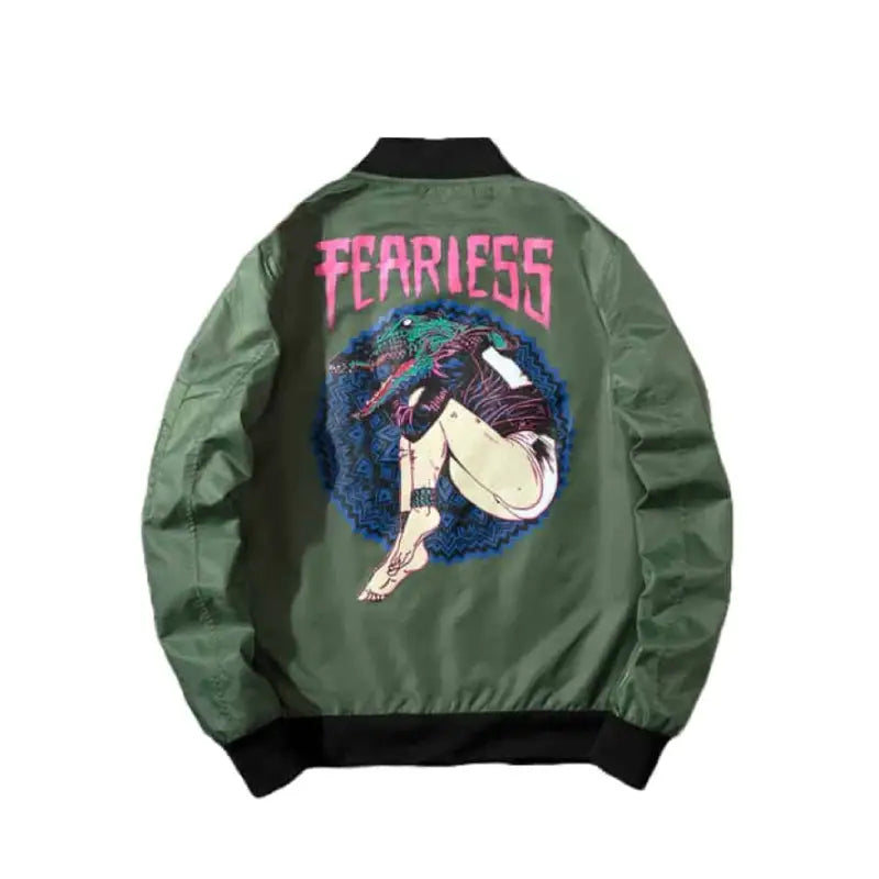 FEARIESS Bomber Zipper Jacket for Men