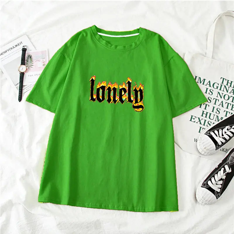 Feeling LONELY T-Shirt - green / S
