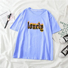 Feeling LONELY T-Shirt - Light blue / S