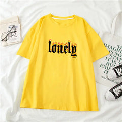 Feeling LONELY T-Shirt - yellow / S
