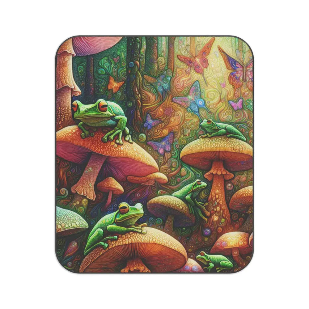 Felicity Fungipatch - Mushrooms & Frogs Picnic Blanket