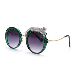 Feline Retro Round Frame Anti Blue Light Glasses