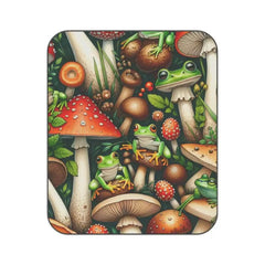 ’Fiona Ponderosa - Mushrooms & Frogs Picnic Blanket’