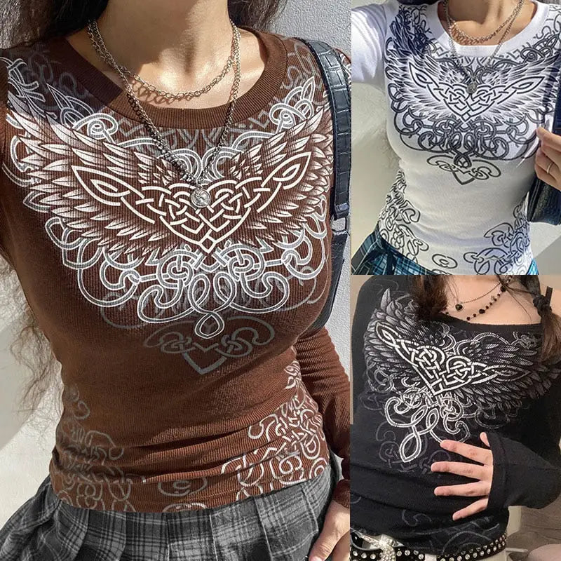 Fitted Tribal Long Sleeve Sweater for Men and Women