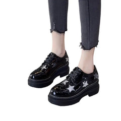 Five-Pointed star vegan Platform Shoes