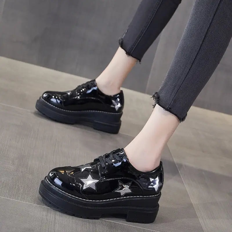 Five-Pointed star vegan Platform Shoes