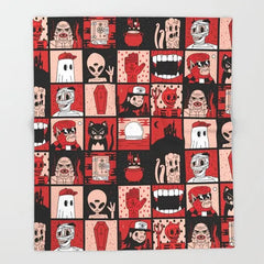 Flannel Horror Microfiber Design Blanket