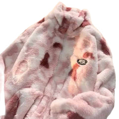 Fleece Zip Sherpa Jacket Dye for Cool Weather