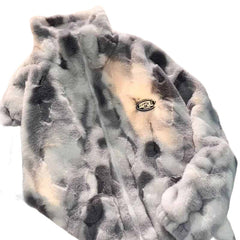 Fleece Zip Sherpa Jacket Dye for Cool Weather