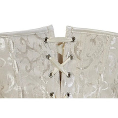 Floral Gothic Underbust Corset Vintage Bridgerton Style