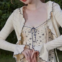 Floral Print 2-Piece Set Dress for Women