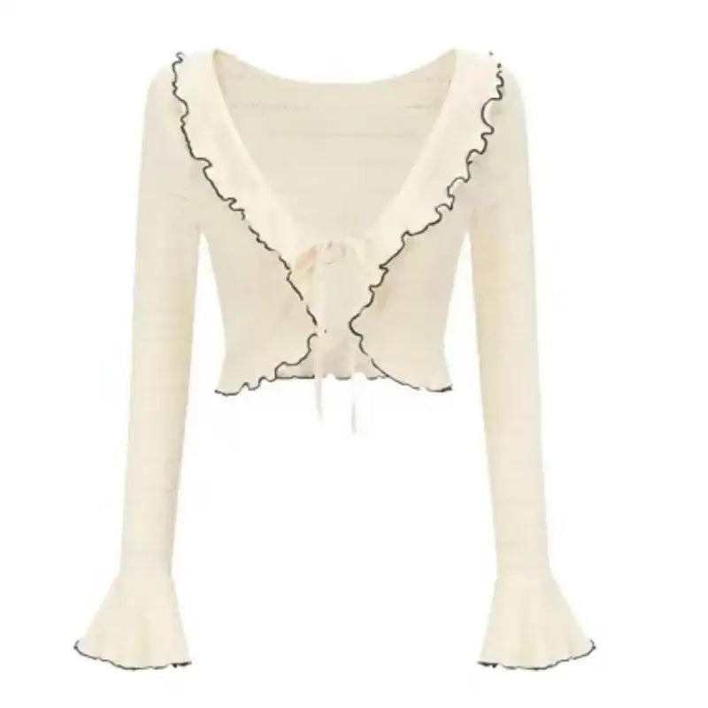 Floral Print 2-Piece Set Dress for Women Cardigan / S