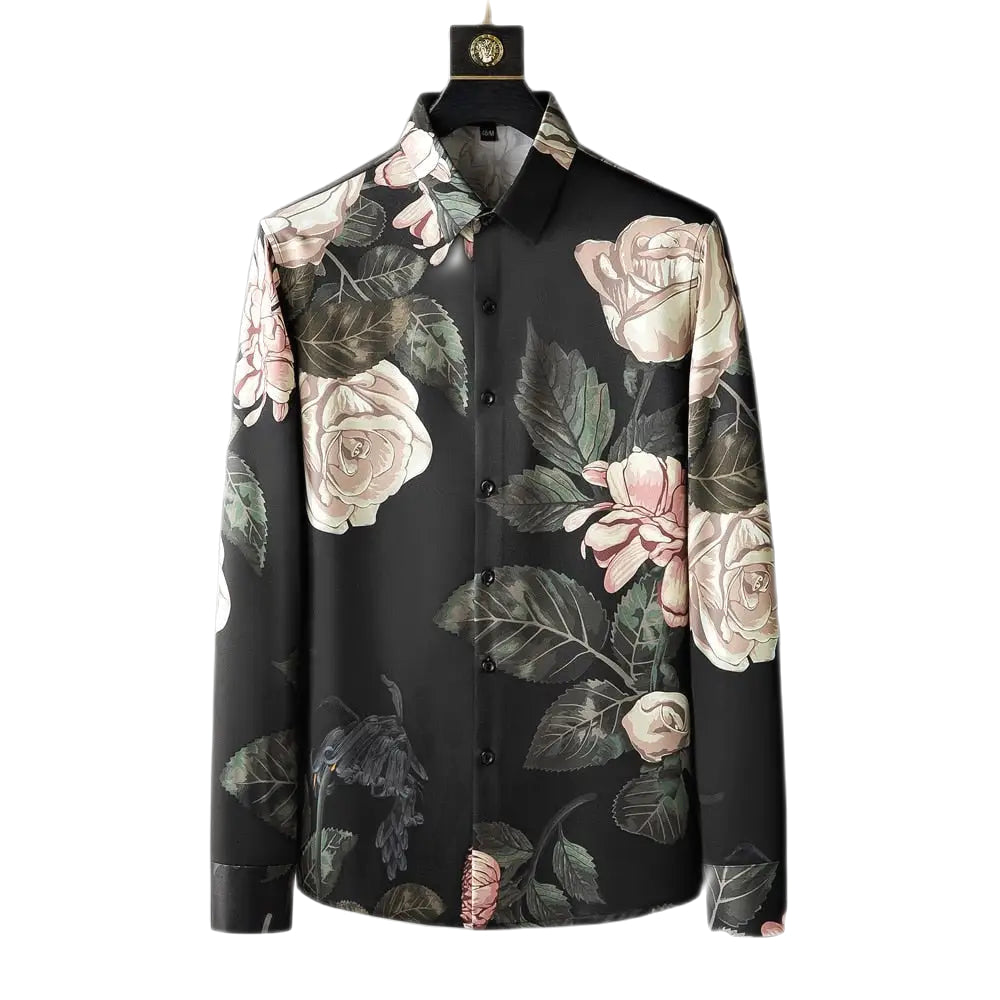 Floral Print Long Sleeve Shirt