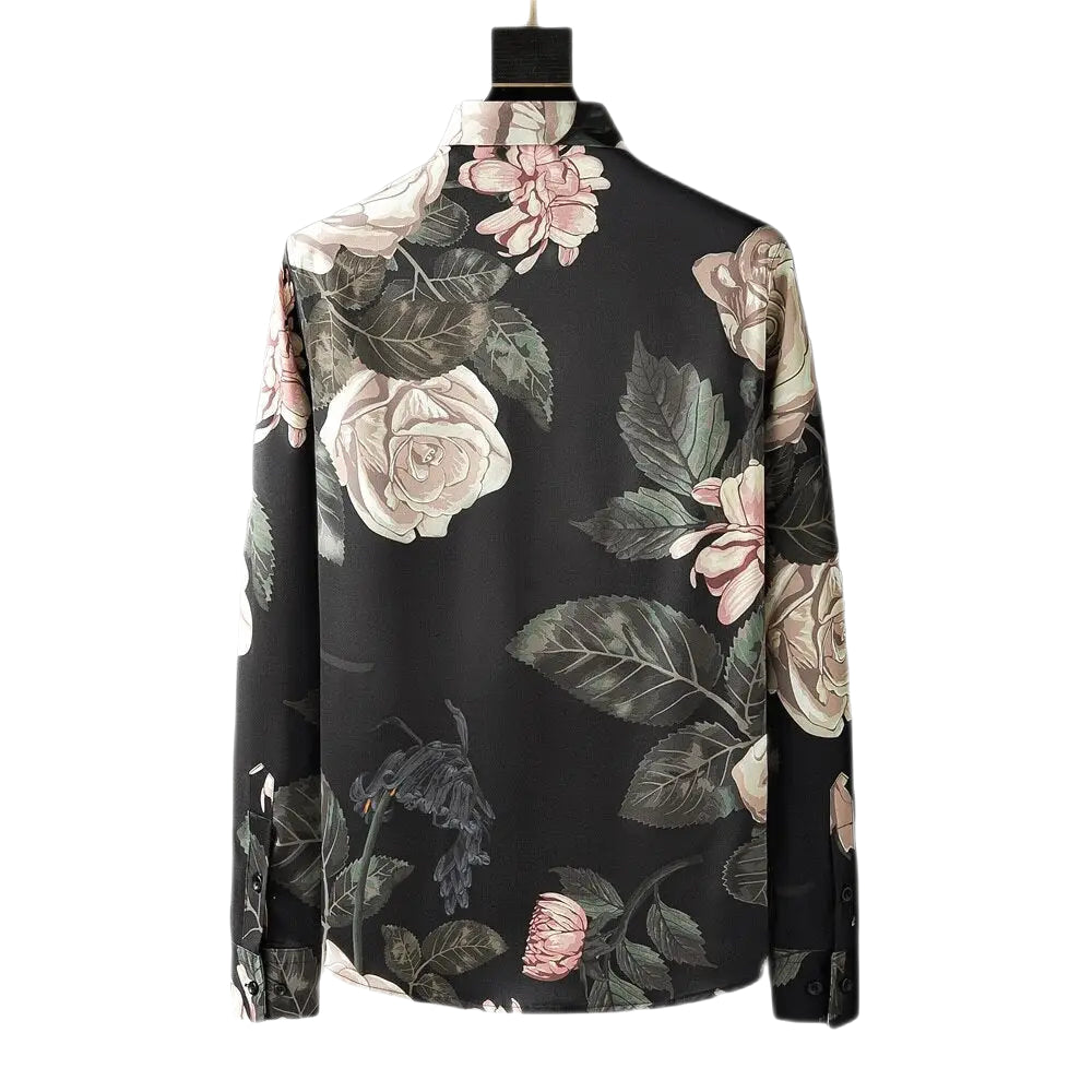 Floral Print Long Sleeve Shirt