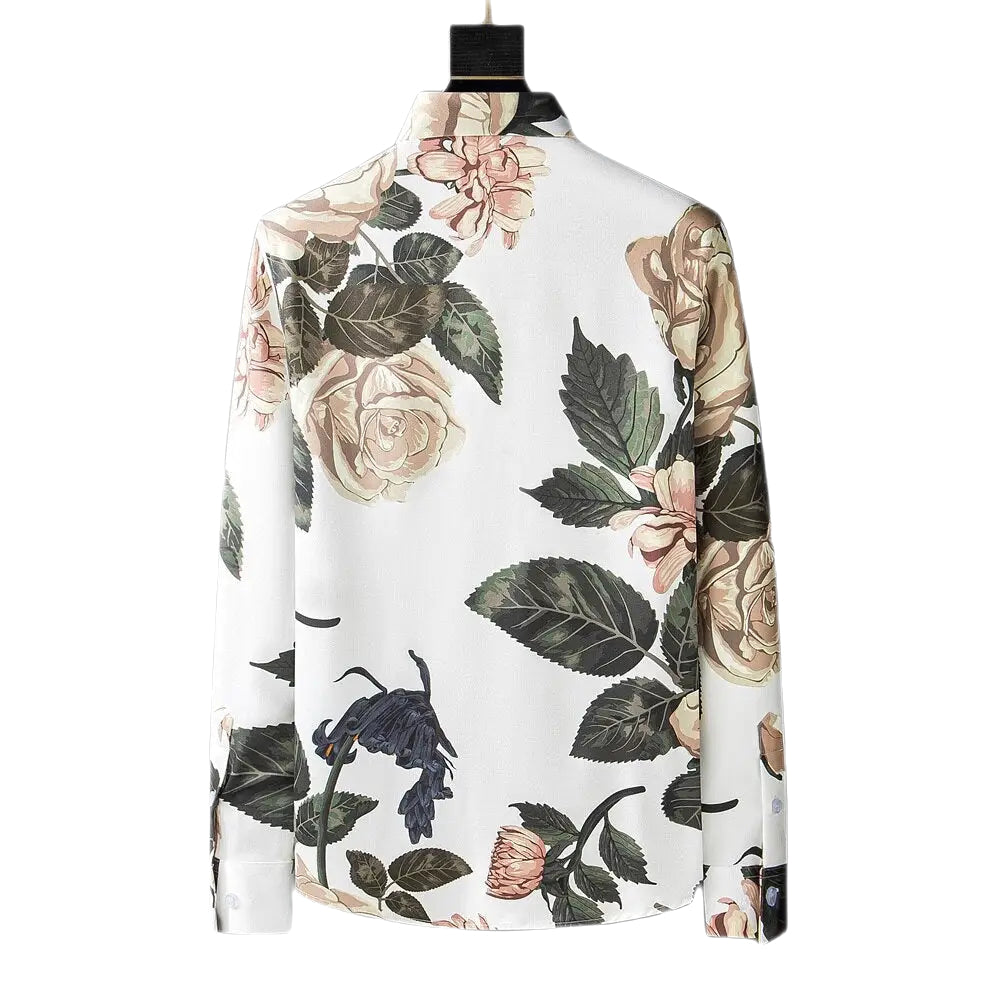 Floral Print Long Sleeve Shirt