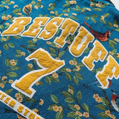 Flower Bird Embroidered Jacket by Bestuff