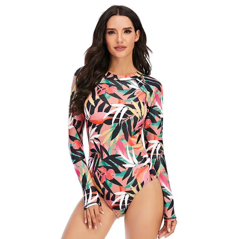 Flower Explosion One-piece Swimwear