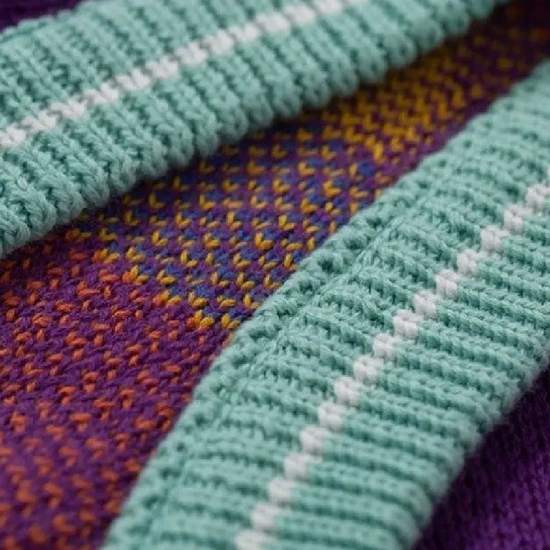 Flower Vintage V Neck Knitted Vest Korean Style