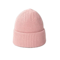 Thumbnail for Fluffy Winter Angora Knitted Beanie - Pink / One Size - Hat